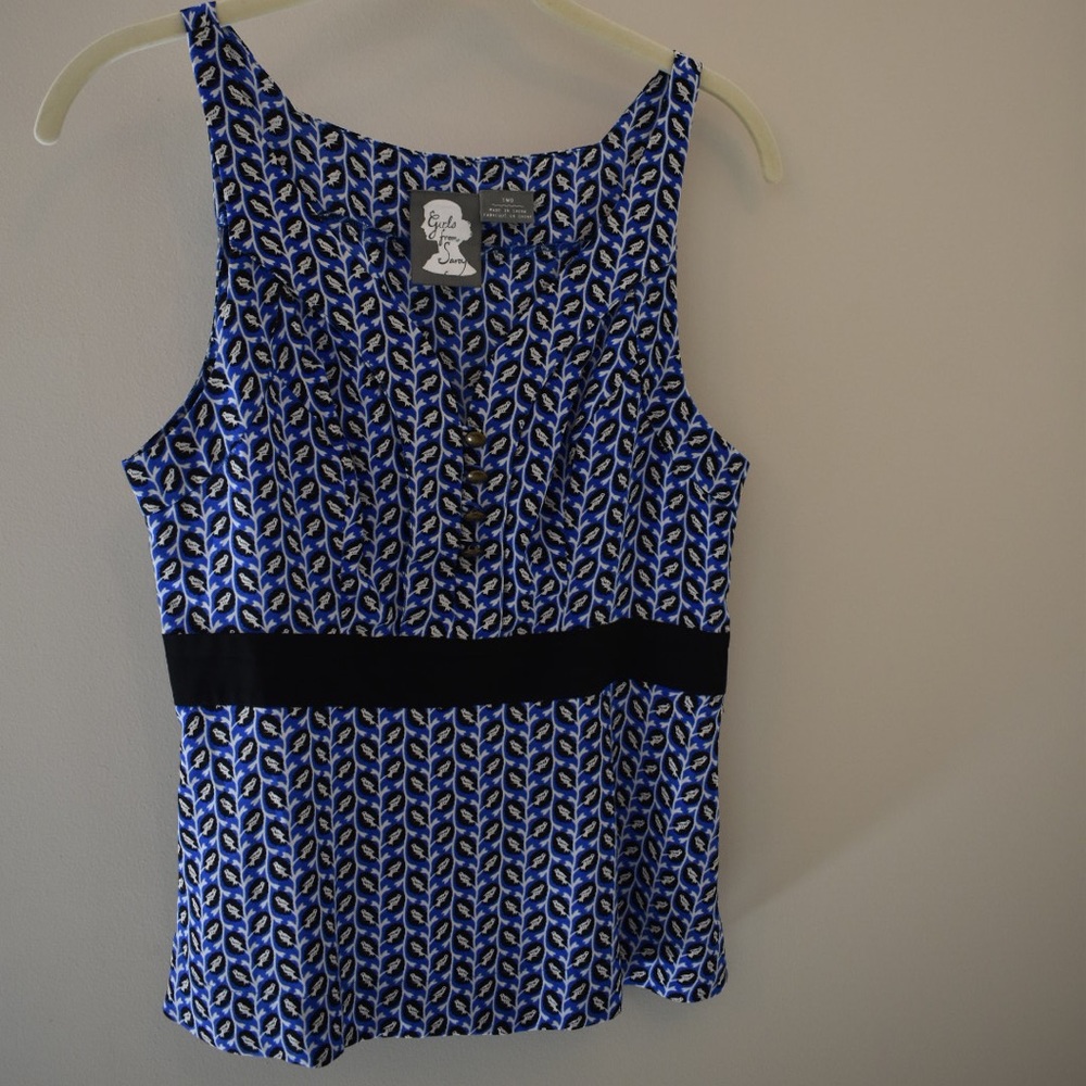 Anthropologie Girls From Savoy Blouse